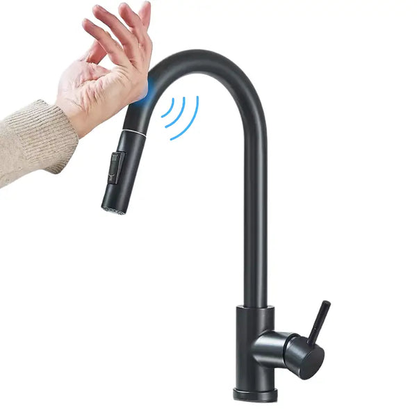 TORNEIRA-PARA-COZINHA-GOURMET-COM-SENSOR-PRETA-LAREVY