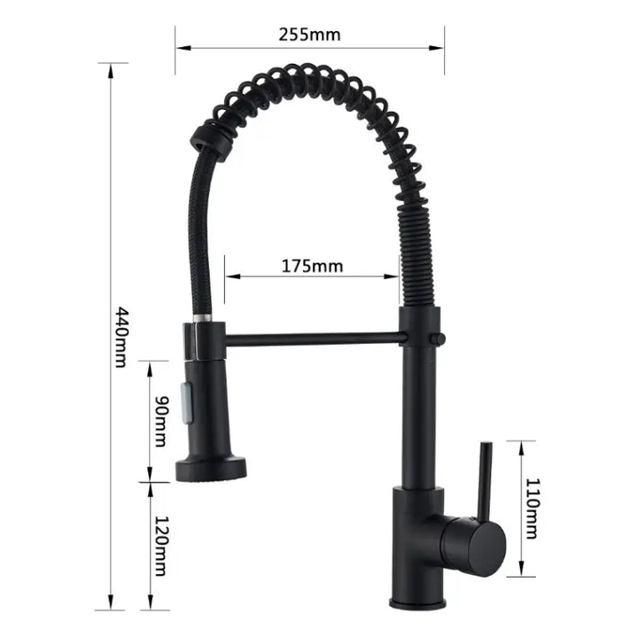 TORNEIRA-GOURMET-PARA-COZINHA-MONOCOMANDO-FLEXIVEL-PRETA-LAREVY-5