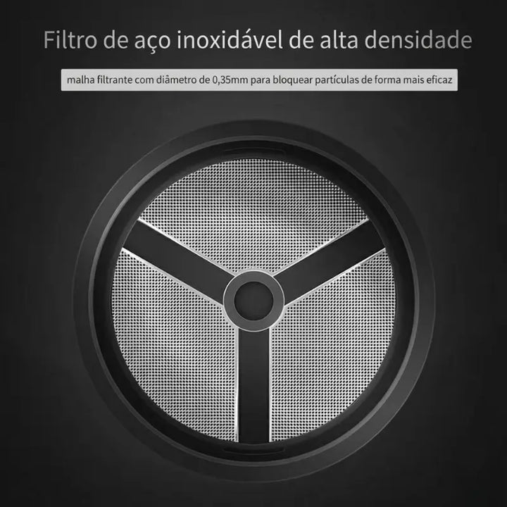 Filtro de aço inoxidável de alta densidade com malha 0,35mm da prensa francesa Timemore U.